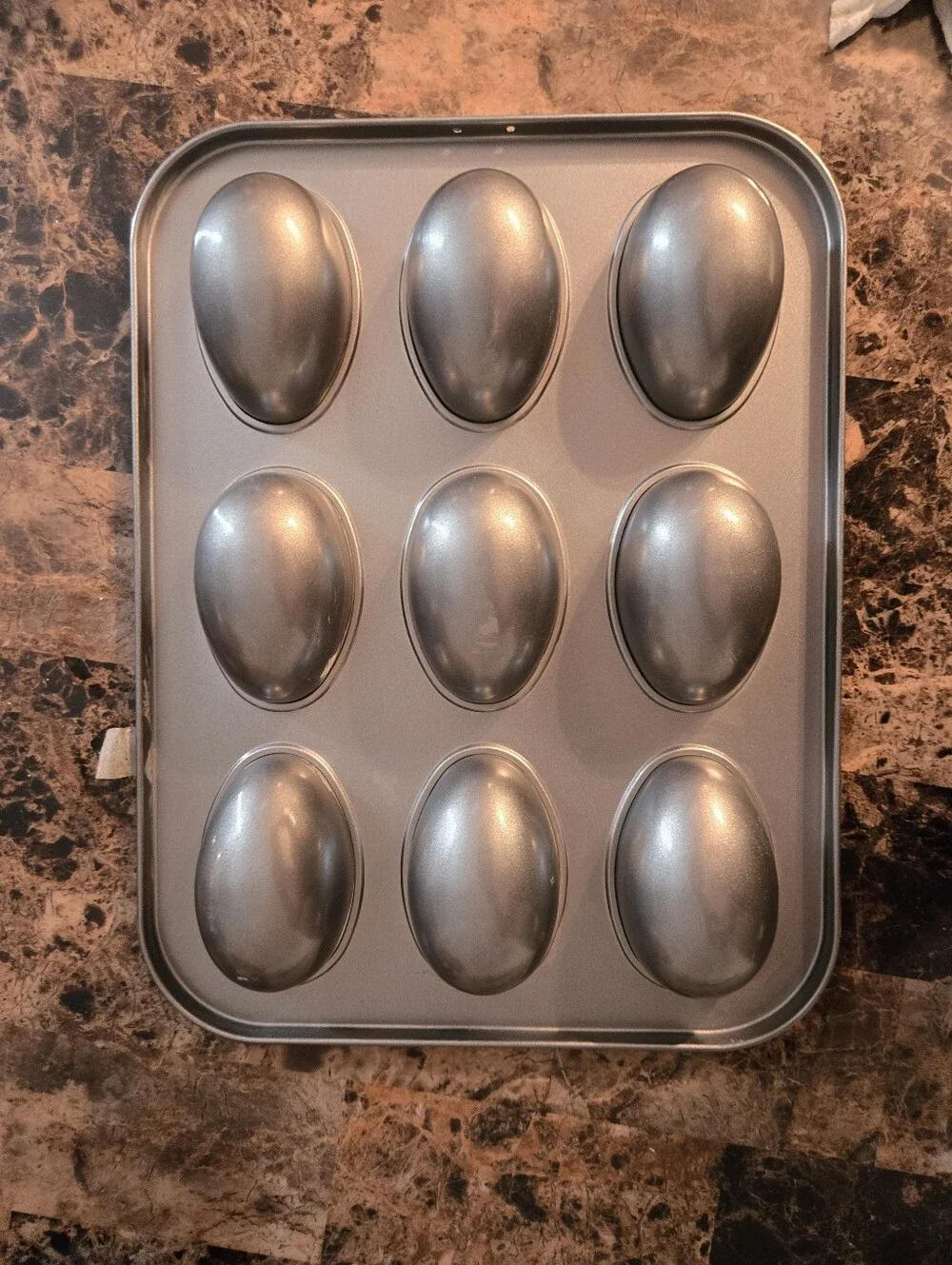 Nordic Ware Silver Bunny and Egg Cake Pan Set